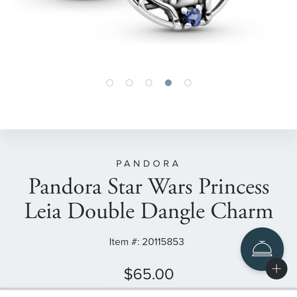 Pandora Star Wars Princess Leia Double Dangle Char - Picture 2 of 11